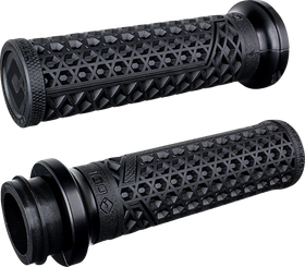 ODI Vans Harley Davidson Grips - Cable - Black/Black V31VHCWB-MB