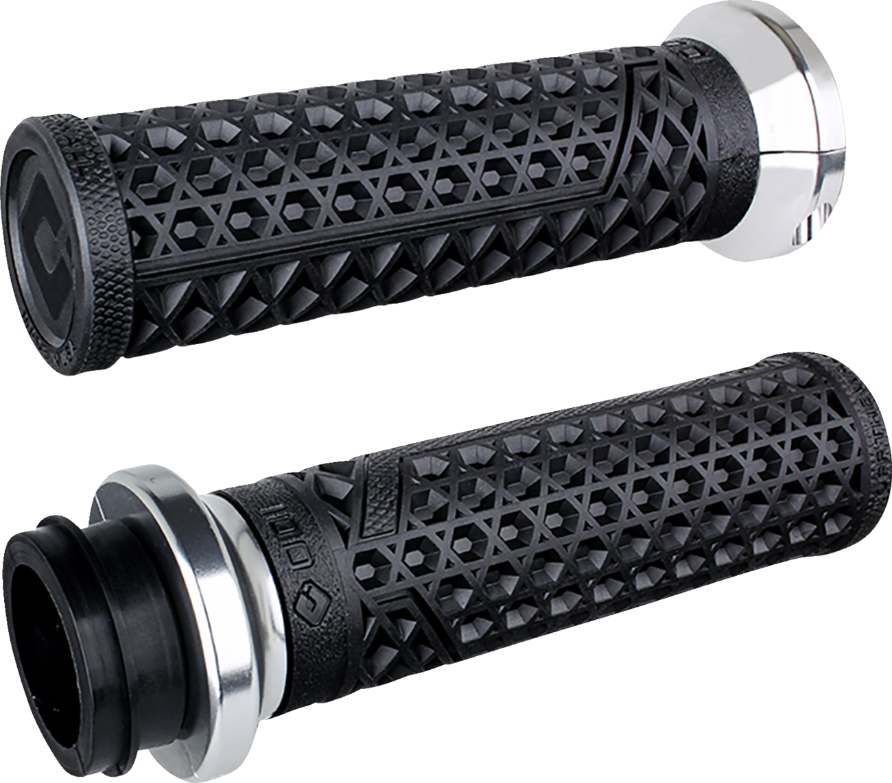 ODI Vans Harley Davidson Grips - Cable - Black/Silver V31VHCWB-S