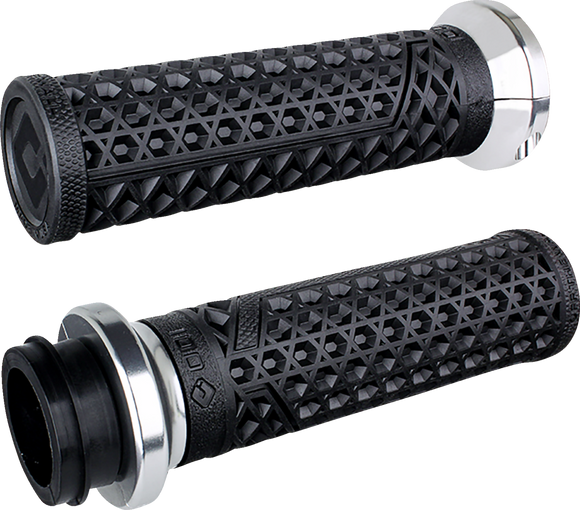 ODI Vans Harley Davidson Grips - Cable - Black/Silver V31VHCWB-S