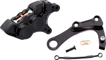 ARLEN NESS 4-Piston Caliper - Rear - Black 02-329