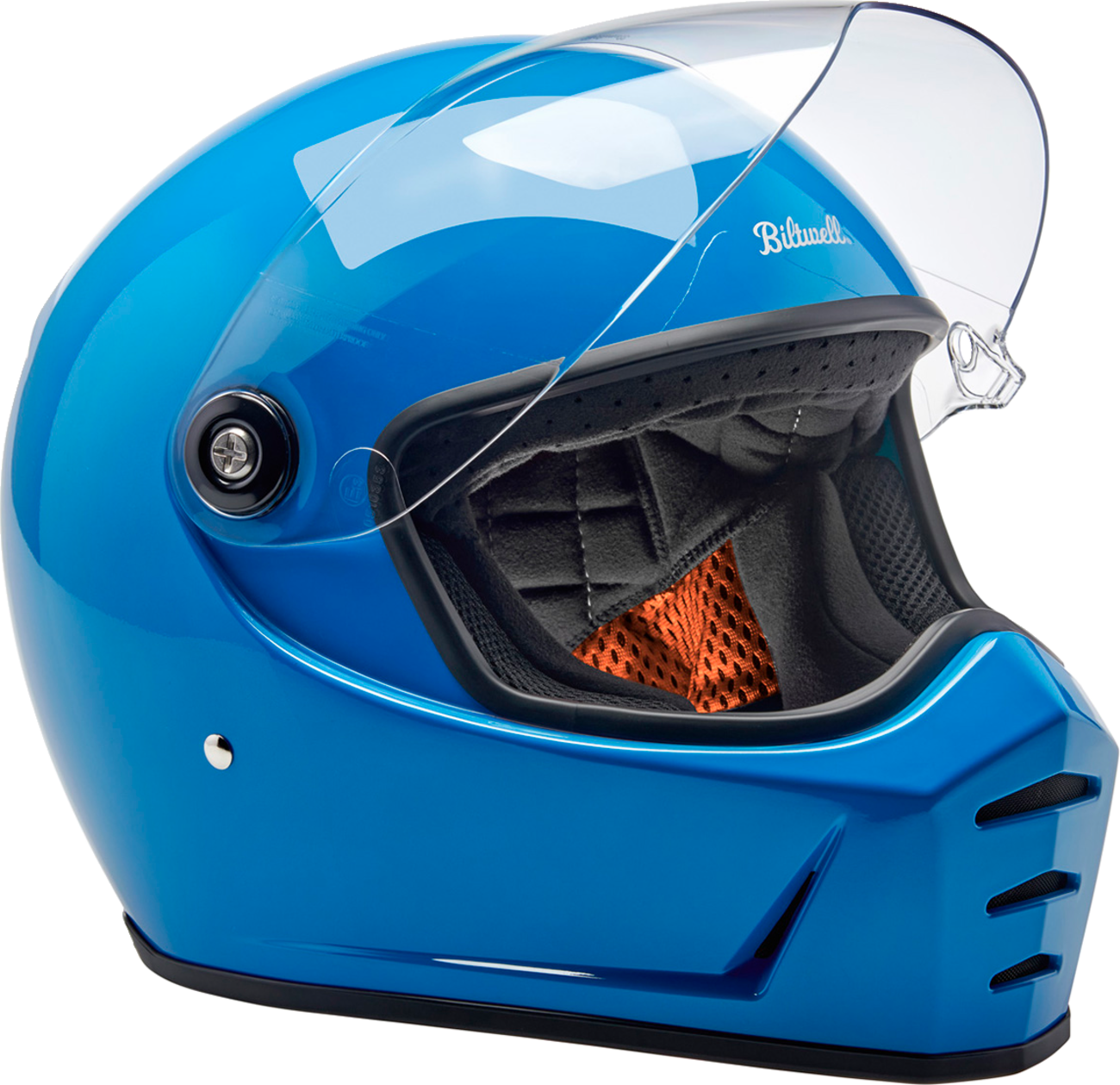 BILTWELL Lane Splitter Helmet - Gloss Tahoe Blue - 2XL 1004-129-506