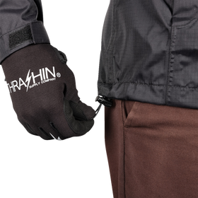 THRASHIN SUPPLY CO. Mission WP Rain Jacket - Black - Medium TMJ-15-09