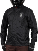 THRASHIN SUPPLY CO. Mission WP Rain Jacket - Black - Large TMJ-15-10