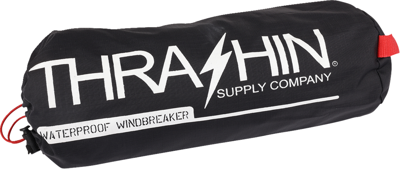THRASHIN SUPPLY CO. Mission WP Rain Jacket - Black - Large TMJ-15-10