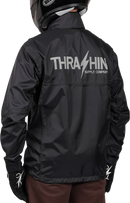 THRASHIN SUPPLY CO. Mission WP Rain Jacket - Black - Large TMJ-15-10