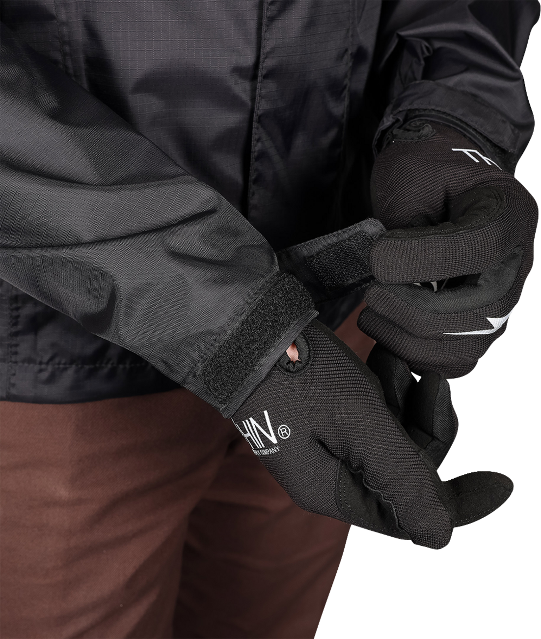 THRASHIN SUPPLY CO. Mission WP Rain Jacket - Black - XL TMJ-15-11