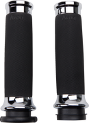 SLYFOX Grips - TBW - Chrome CC-85-CH-FL-FOX