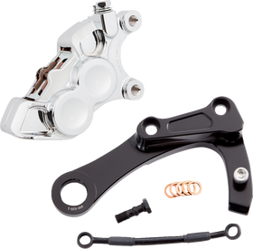 ARLEN NESS 4-Piston Caliper - Rear - Chrome 02-327