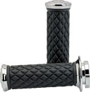 BILTWELL Alumicore Grips - TBW - Chrome 6608-105-01