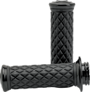 BILTWELL Alumicore Grips - TBW - Black 6608-201-01