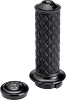 BILTWELL Alumicore Grips - TBW - Black 6608-201-01