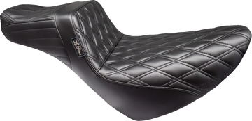 LE PERA Tailwhip Daddy Long Legs Low Rider Seat - Double Diamond - Black - FL/FX '18-'24 LYR-580DLDD