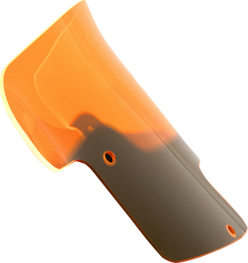 KLOCK WERKS Kolor Flare* Windshield - 8" - Orange - Indian KWW-04-0619