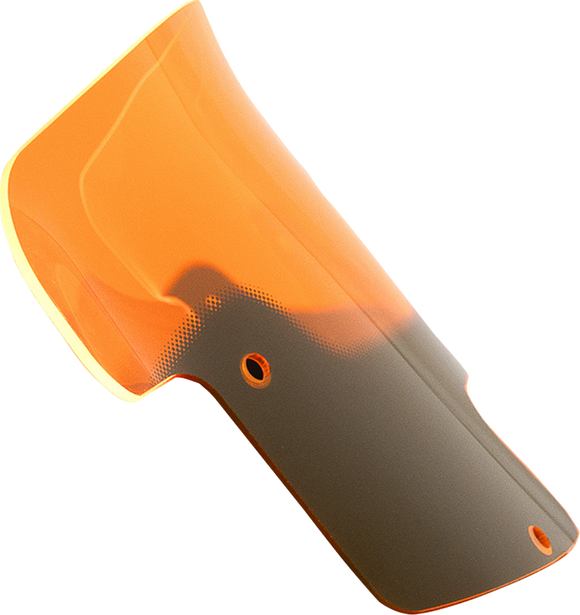 KLOCK WERKS Kolor Flare* Windshield - 8" - Orange - Indian KWW-04-0619