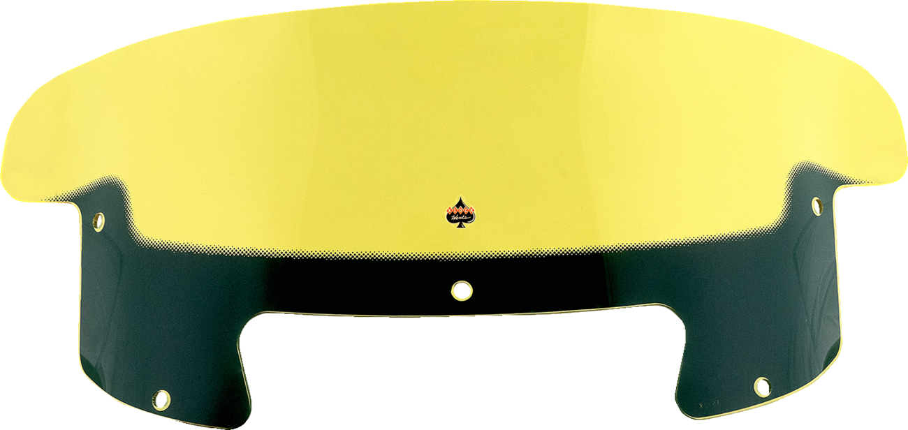 KLOCK WERKS Kolor Flare* Windshield - 8" - Yellow - Indian KWW-04-0620