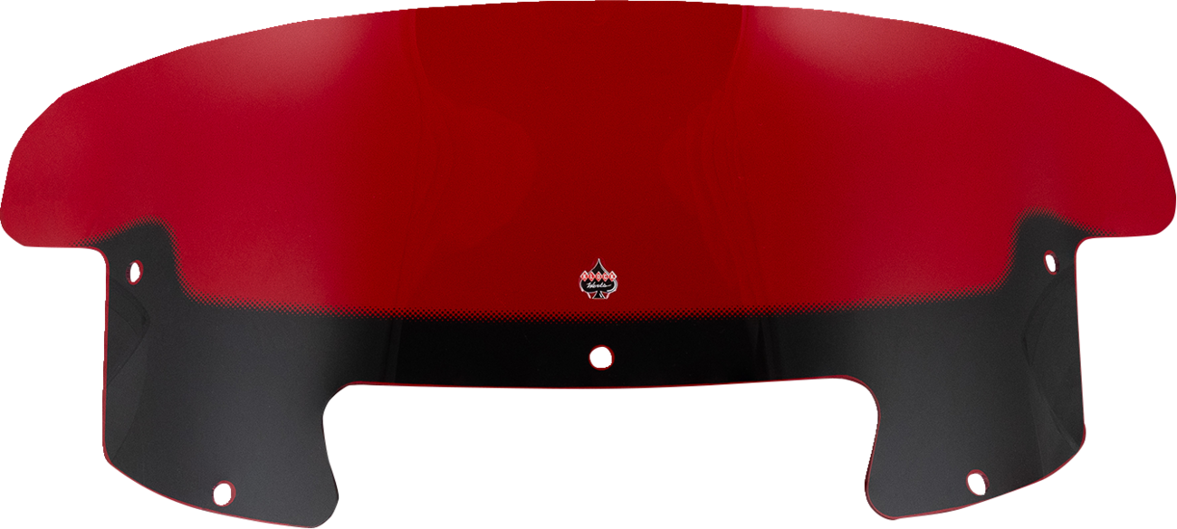 KLOCK WERKS Kolor Flare* Windshield - 8" - Red - Indian KWW-04-0622