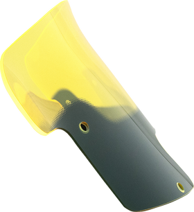 KLOCK WERKS Kolor Flare* Windshield - 8" - Yellow - Indian KWW-04-0620