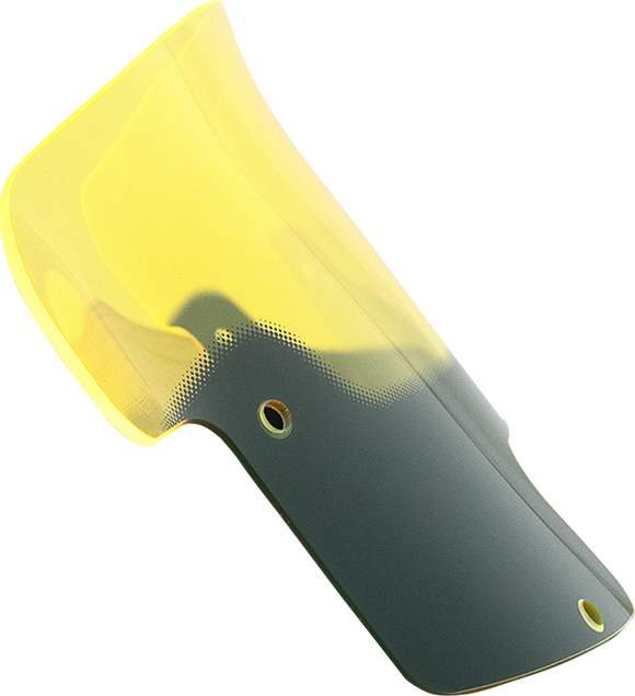 KLOCK WERKS Kolor Flare* Windshield - 8" - Yellow - Indian KWW-04-0620