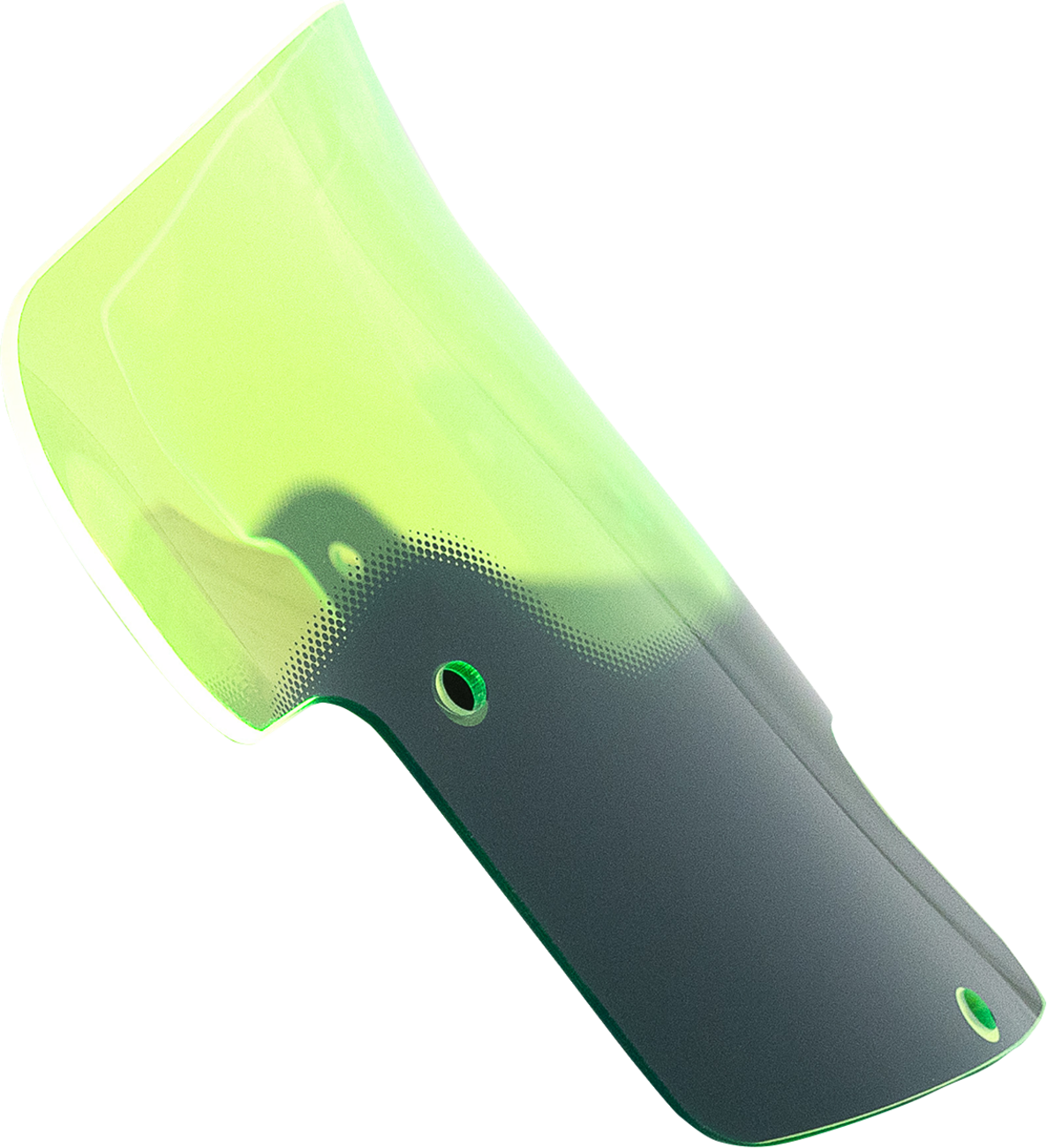 KLOCK WERKS Kolor Flare* Windshield - 8" - Green - Indian KWW-04-0621