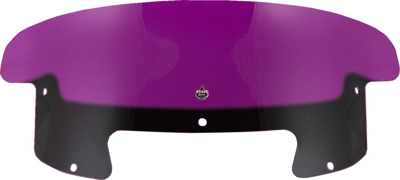 KLOCK WERKS Kolor Flare* Windshield - 8" - Purple - Indian KWW-04-0624