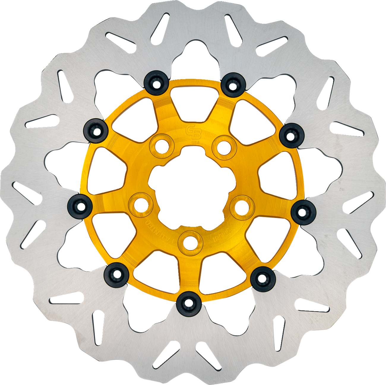 GBRAKES Brake Rotor - Rear - Gold DF681CWS-G
