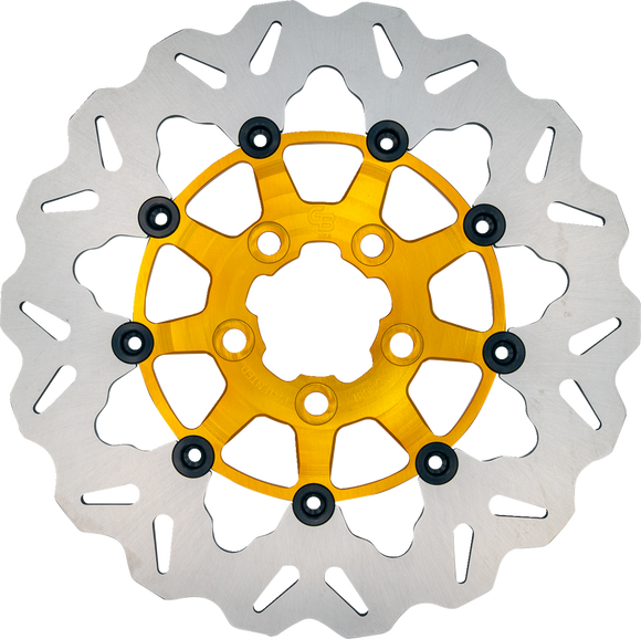 GBRAKES Brake Rotor - Rear - Gold DF681CWS-G