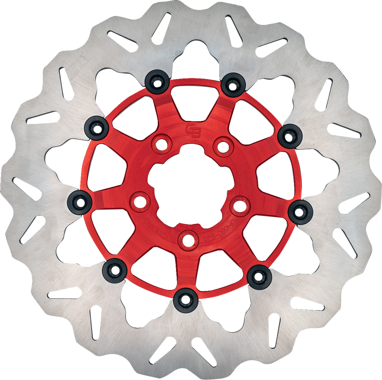 GBRAKES Brake Rotor - Front - Red DF835CW-R