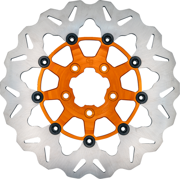 GBRAKES Brake Rotor - Front - Orange DF835CW-O