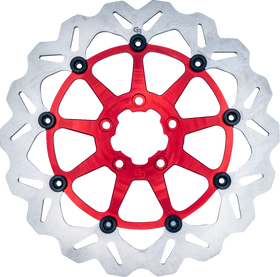 GBRAKES Brake Rotor - Front - Red DF680CWS-R