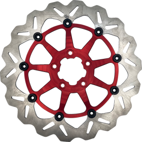 GBRAKES Brake Rotor - Front - Red DF680CWSS-R