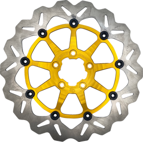 GBRAKES Brake Rotor - Front - Gold DF680CWSS-G