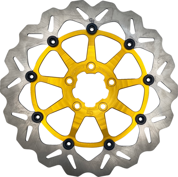 GBRAKES Brake Rotor - Front - Gold DF680CWSS-G