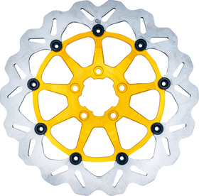 GBRAKES Brake Rotor - Front - Gold DF680CWS-G