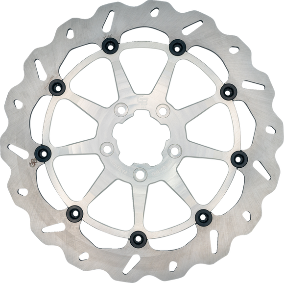 GBRAKES Brake Rotor - Front - Silver DF680CWSX-C