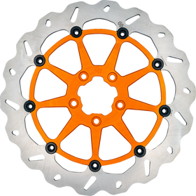 GBRAKES Brake Rotor - Front - Orange DF680CWSX-O