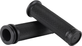 THRASHIN SUPPLY CO. Moto Grips - 1" - Slim - Black TSC-2711-1