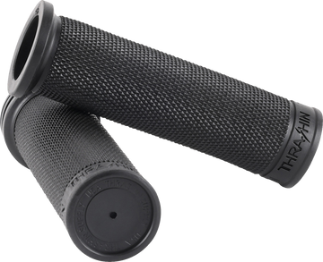 THRASHIN SUPPLY CO. Moto Grips - 1" - Slim - Black TSC-2711-1