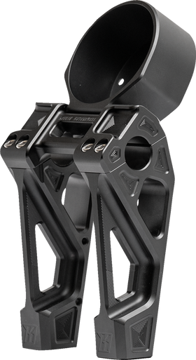 KODLIN USA Fastback Risers - Includes Clamp & Gauge Bracket - 6" - Black K55132