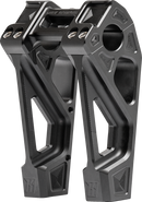 KODLIN USA Fastback Risers - Includes Clamp - 6" - Black K55129