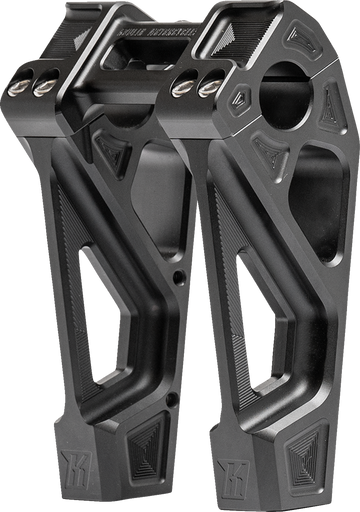 KODLIN USA Fastback Risers - Includes Clamp - 6" - Black K55129