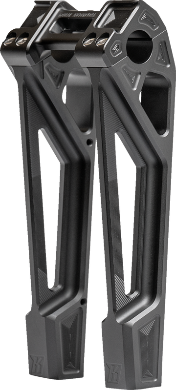 KODLIN USA Fastback Risers - Includes Clamp - 10" - Black K55127