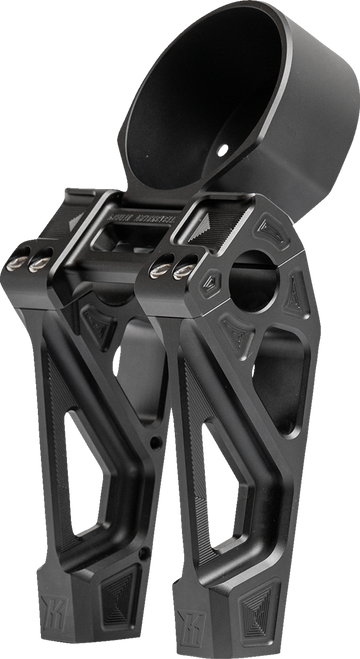 KODLIN USA Fastback Risers - Includes Clamp - 6" - Black K55129