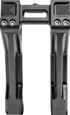 KODLIN USA Fastback Risers - Includes Clamp - 10" - Black K55127