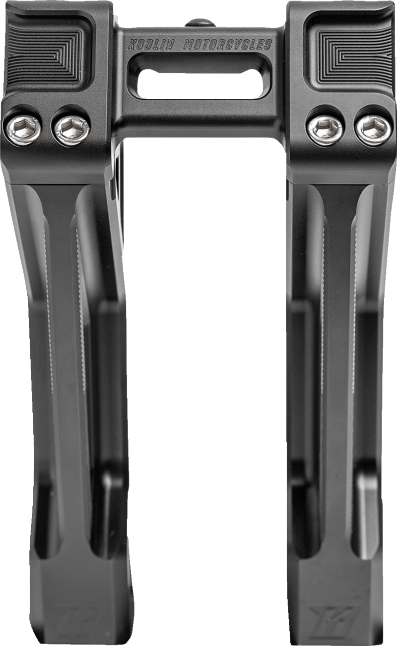 KODLIN USA Fastback Risers - Includes Clamp - 10" - Black K55127