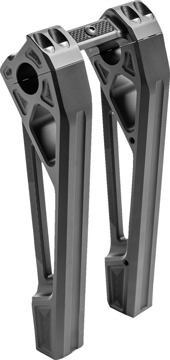 KODLIN USA Fastback Risers - Includes Clamp - 10" - Black K55127