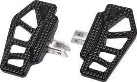 THRASHIN SUPPLY CO. Apex Mini Floorboards - Front - Black TSC-2217-1-SF