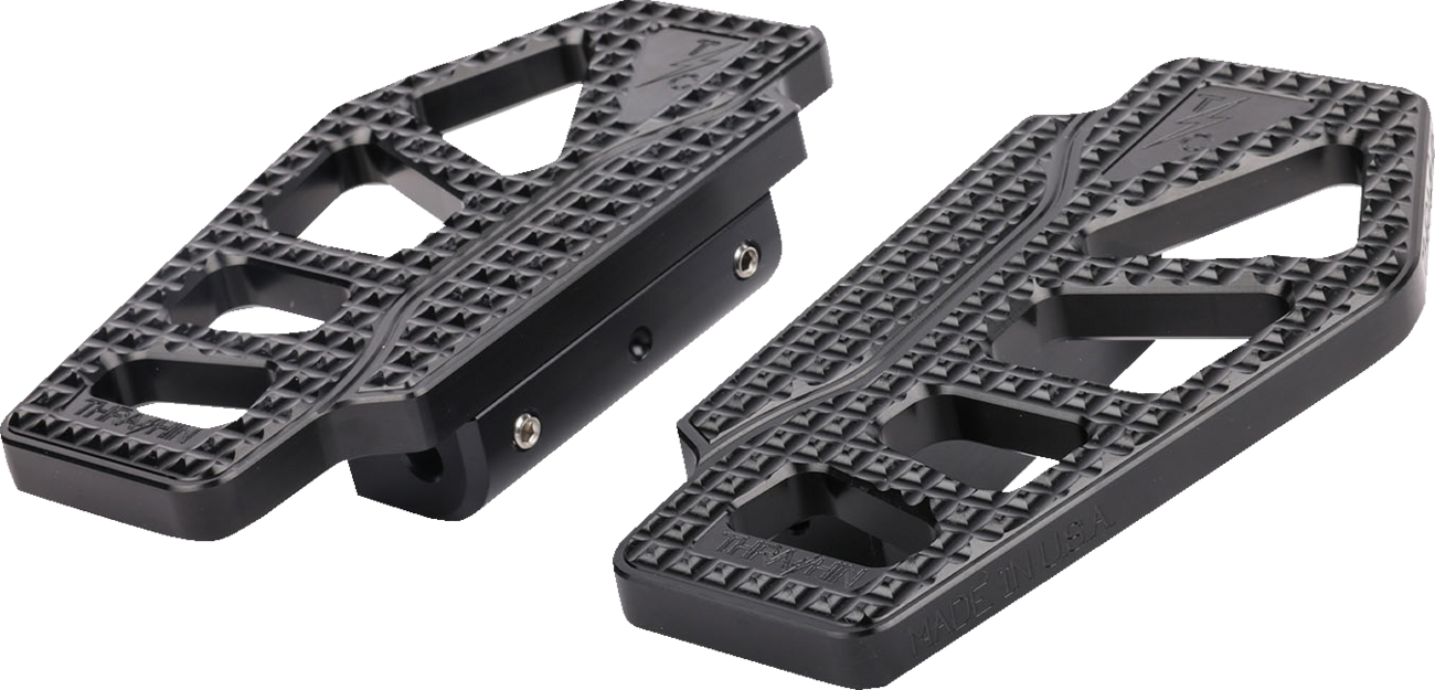 THRASHIN SUPPLY CO. Apex Mini Floorboards - Passenger - Black TSC-2217-1-BR