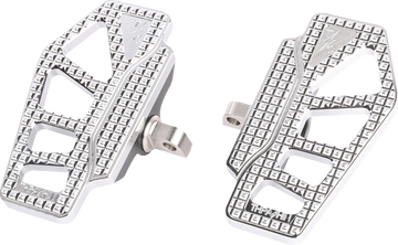 THRASHIN SUPPLY CO. Apex Mini Floorboards - Chrome TSC-2217-3-D