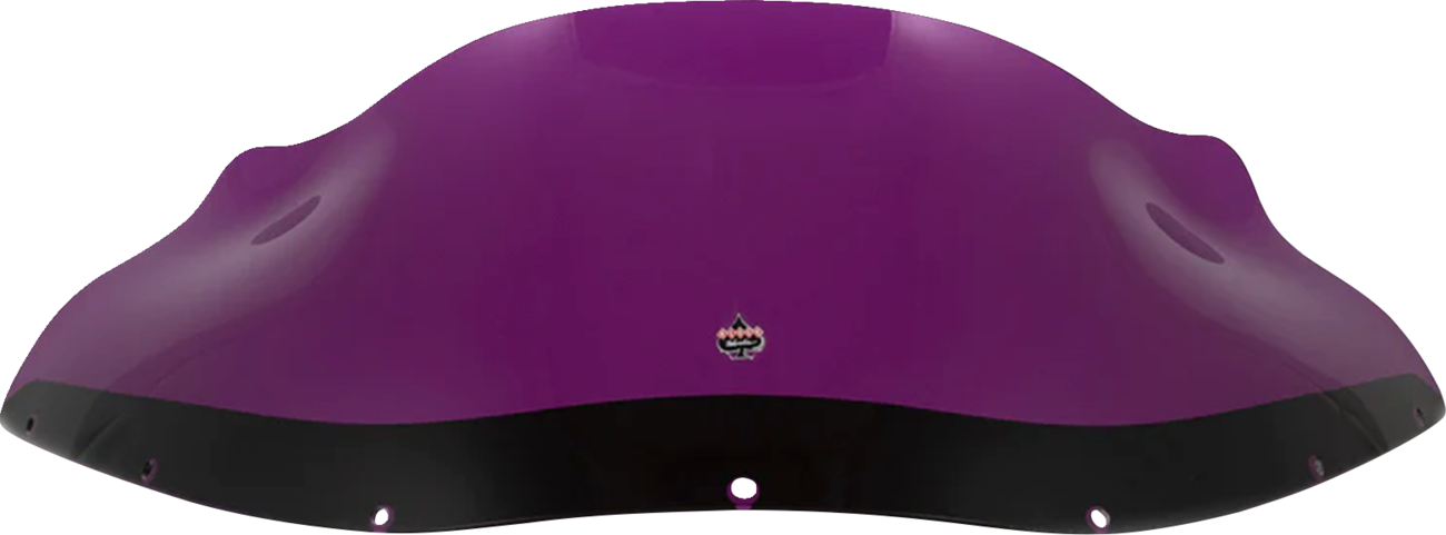 KLOCK WERKS Kolor Flare* Windshield - 9" - Purple - FXRP KWW-02-0617