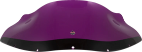 KLOCK WERKS Kolor Flare* Windshield - 9" - Purple - FXRP KWW-02-0617